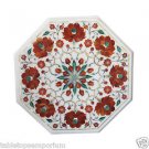 Size 15"x15" Marble Handmade Side Table Top Pietra Dura Hakik Home Decor Arts Size 15"x15" Marble Handmade Side Table Top Pietra Dura Hakik Home Decor Arts