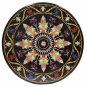 Size 30"x30" Marble Corner Coffee Table Top Pietradure Mosaic Floral Decor