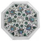 Size 1'x1' Marble Coffee Table Top Paua Shell Pietra Dura Inlaid Arts Handmade Size 1'x1' Marble Coffee Table Top Paua Shell Pietra Dura Inlaid Arts Handmade