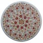 Size 2'x2' Marble Side Coffee Table Top Carnelian Gems Mosaic Floral Decor