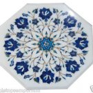 Size 18"x18" Marble Corner Coffee Table Top Inlaid Marquetry Mosaic Decor