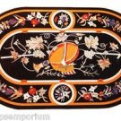 Size 2'x3' Marble Dining Center Coffee Table Top Inlay Gems Mosaic Marquetry Art Size 2'x3' Marble Dining Center Coffee Table Top Inlay Gems Mosaic Marquetry Art