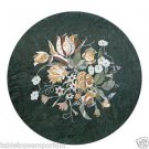 Size 30"x30" Marble Coffee Table Top Inlay Pietradure Mosaic Decor Christmas Art