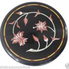 Size 1'x1' Marble Round Coffee Table Top Semi Gems Inlay Mosaic Patio Decor Size 1'x1' Marble Round Coffee Table Top Semi Gems Inlay Mosaic Patio Decor