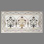White Coffee Dining Table Top Pietra Dura Inlaid Handmade Home Decor Mosaic Art