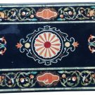 Size 4'x2' Marble Dining Corner Table Top Pietradure Mosaic Inlay Art Home Decor