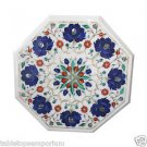 Size 15"x15" Marble Side Coffee Center Table Top Pietra Dura Christmas Home Gift