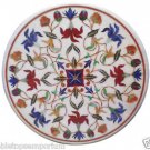 Size 18"x18" Marble Side Corner Coffee Table Top Inlay Gemstone Pietradure Art Size 18"x18" Marble Side Corner Coffee Table Top Inlay Gemstone Pietradure Art