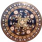 Size 3'x3' Marble Dining Table Top Mosaic Floral Inlay Pietradure Deco Furniture