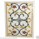 Size 3'X2' Marble Center Dining Side Table Top Marquetry Mosaic Inlay Work Decor Size 3'X2' Marble Center Dining Side Table Top Marquetry Mosaic Inlay Work Decor