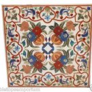 Size 3'x3' Marble Dining Side Center Table Top Rare Marquetry Inlaid Patio Decor Size 3'x3' Marble Dining Side Center Table Top Rare Marquetry Inlaid Patio Decor