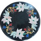 Size 1'x1' Marble Coffee Table Top Marquerty Mosaic Handmade Christmas Gifts Art