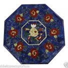 Size 20"x20" Marble Side Coffee Table Top Inlay Gem Mosaic Floral Art Decor Size 20"x20" Marble Side Coffee Table Top Inlay Gem Mosaic Floral Art Decor