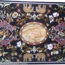 Size 3'x3' Marble Dining Coffee Table Top Grand Marquetry Mosaic Inlay Home Deco