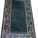Size 4'x2' Marble Dining Side Table Top Rare Mosaic Floral Marquetry Inlay Decor Size 4'x2' Marble Dining Side Table Top Rare Mosaic Floral Marquetry Inlay Decor