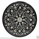 Size 2'x2' Marble End Coffee Table Top Mother of Pearl Gem Mosaic Home Decor