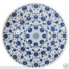 Size 3'x3' Marble Dining Table Top Inlay Lapis Lazuli Mosaic Home Decor Gifts Size 3'x3' Marble Dining Table Top Inlay Lapis Lazuli Mosaic Home Decor Gifts