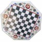 Size 30"x30" Marble Dining Coffee Center Chess Table Top Inlay Marquetry Mosaic