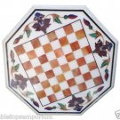 Size 2'x2' White Marble Side Corner Coffee Chess Table Top Inlay Pietradure Deco Size 2'x2' White Marble Side Corner Coffee Chess Table Top Inlay Pietradure Deco