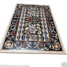 Size 4'x2' Marble Dining Table Top Rear Stone Mosaic Pietradure Inlay Home Decor