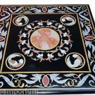 Size 3'x3' Marble Dining Coffee Table Top Inlay Marquetry Home Decor Furnitures Size 3'x3' Marble Dining Coffee Table Top Inlay Marquetry Home Decor Furnitures