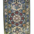 Size 2.5'x5' Marble Dining Table Top Pietradure Inlay Gemstone Mosaic Home Decor Size 2.5'x5' Marble Dining Table Top Pietradure Inlay Gemstone Mosaic Home Decor