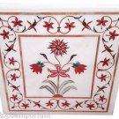 Size 2'x2' White Marble Center Coffee Corner Table Top Rare Inlay Mosaic Decor Size 2'x2' White Marble Center Coffee Corner Table Top Rare Inlay Mosaic Decor