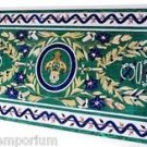 Size 4.5'x2' Marble Dining Center Table Top Real Inlay Marquetry Decor Furniture Size 4.5'x2' Marble Dining Center Table Top Real Inlay Marquetry Decor Furniture