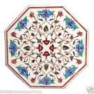 Size 2'x2' White Marble Center Side Coffee Table Top Inlay Mosaic Marquetry Deco Size 2'x2' White Marble Center Side Coffee Table Top Inlay Mosaic Marquetry Deco