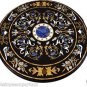 Size 5'x5' Marble Dining Table Top Inlay Gem Mosaic Pietradure Home Decor