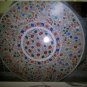 48" Round Marble Dining Very Fine Floral Inlay Arts Table Top Coffee Mosaic Gift