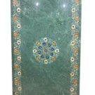 Size 3'x6' Marble Dining Table Top Rare Hakik Inlay Marqetry Patio Decor