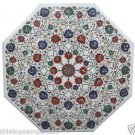 Size 2.5'x2.5' Marble Dining Table Top Semi Precious Marquetry Mosaic Decor Art Size 2.5'x2.5' Marble Dining Table Top Semi Precious Marquetry Mosaic Decor Art