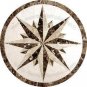Size 24"x24" Italian Marble Center Coffee Table Top Marquetry Inlay Mosaic Decor