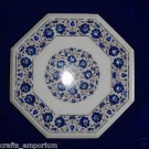 18" White Marble Coffee Table Top Foyer Garden Furniture Inlaid Pietra Dura Arts 18" White Marble Coffee Table Top Foyer Garden Furniture Inlaid Pietra Dura Arts