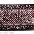 Size 2.5'x4.5' Marble Dining Table Top Rare Marquetry Inlaid Mosaic Patio Decor Size 2.5'x4.5' Marble Dining Table Top Rare Marquetry Inlaid Mosaic Patio Decor