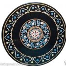 Size 24"x24" Marble Coffee Side Corner Table Top Marquetry Mosaic Inlay Art Deco