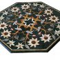 Size 20"x20" Marble Coffee Table Top Marquetry Mosaic Style Inlay Work Home Deco
