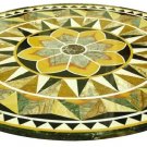 Size 36"x36" Marble Coffee Table Top Pietradure Mosaic Real Gemstone Inlay Style Size 36"x36" Marble Coffee Table Top Pietradure Mosaic Real Gemstone Inlay Style