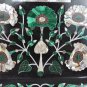 16"x 16" Marble Dish Plate Tajmahal Marquetry Inlay Pietradure Home Decor Gifts