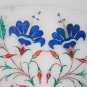12"x 12" Marble Plate Mosaic Inlay Gemstone Pietradure Semi Precious Home Decor