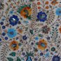 15" White Marble Plate Real Gems Mosaic Pietra Dura Handmade Home Decor Arts