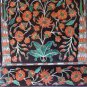 Belgium Black Marble Real Serving Tray Plate Hakik Marquetry Inlaid Gifts Decor