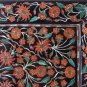 Belgium Black Marble Real Serving Tray Plate Hakik Marquetry Inlaid Gifts Decor