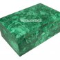 6"x4"x3" Marble Malachite Jewelry Storage Box Marquetry Inlay Gems Decor Gifts