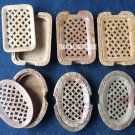 Marble Pcs of 6 Soap Dish Holder Bathroom Handmade Art Natural Home Decorative