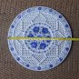 18" Marble Plate Mosaic Lapis Lazuli Marquetry Pietra Handmade Fine Gifts Decor