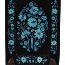 7"x10" Marble Serving Tray Plate Turquoise Mosaic Inlaid Pietradura Home Decor 7"x10" Marble Serving Tray Plate Turquoise Mosaic Inlaid Pietradura Home Decor