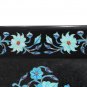 7"x10" Marble Serving Tray Plate Turquoise Mosaic Inlaid Pietradura Home Decor