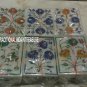 Set of 6 White Marble Jewelry Storage Box Mosaic Collectible Art Gem Inlay Gifts